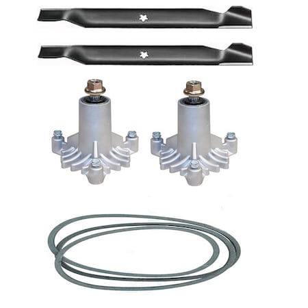 Aic Replacement Parts 128774 One 1 Lawn Mower Deck Rebuild Kit Fits AYP Models 24104-BLADES&SPINDLES